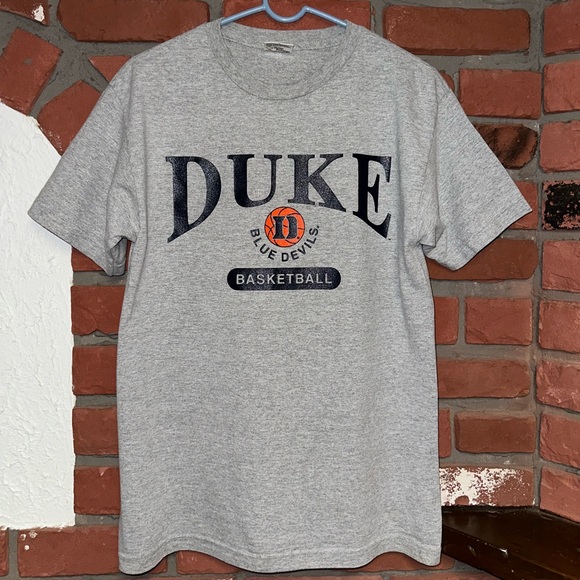 Vtg. TCX NCAA Duke University Blue Devils Grey T-Shirt Mens Size Medium - Picture 1 of 4